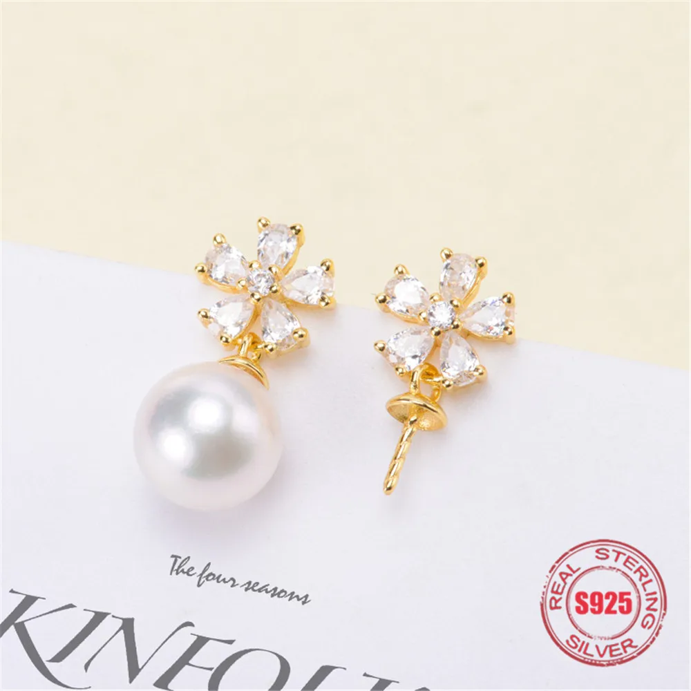 

Hot Sale Pearl Earring Materials - S925 Sterling Silver Earring And Pendant Accessories - DIY Jewelry Finding Making Supplies