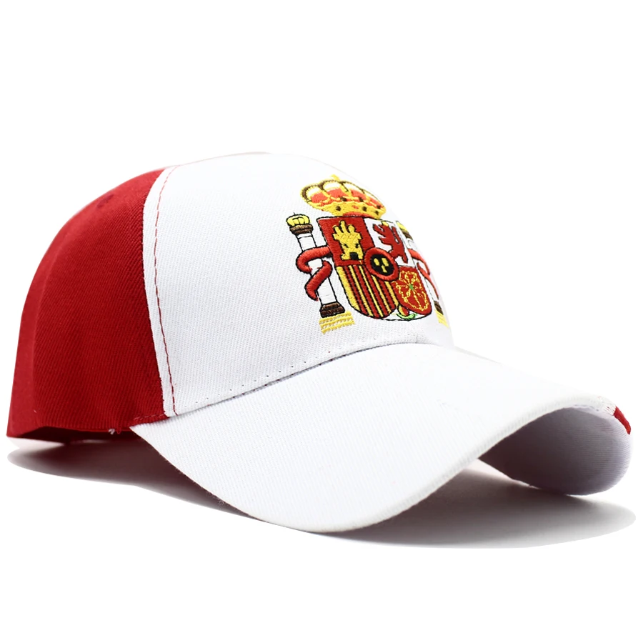 LIBERWOOD Brand hat Spain Espana Country Flag Baseball Cap Hats men female casual Sport Adjustable Cap Embroidered Spanish Gift