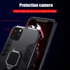 KEYSION противоударный защитный чехол-подставка для iPhone 12 Pro Max 11 Pro SE 2022 кольцевой для мобильного телефона чехол для Apple iPhone XS Max XR 5S 6S 7 8 Plus SE ► Фото 3/6