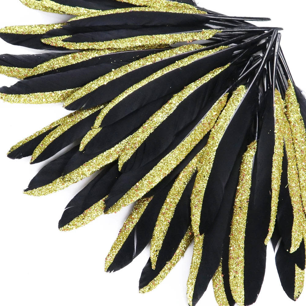 13-18cm 半边喷金葱粉黑色小直刀 (7)