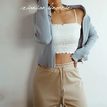 

Sexy Colorful Bra Fold Lace Seamless Bras For Women Adjustable Strap Comfort Bra Elegant Girl French Style Outdoor Underwear