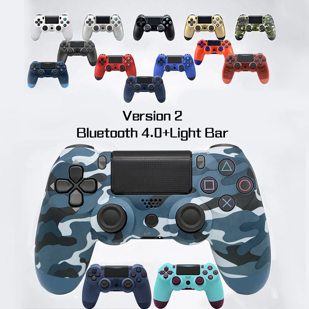 Беспроводной геймпад для PS4 контроллер Bluetooth беспроводной контроллер для PS4 Геймпад подходит для PS3 для Dualshock 4 Вибрационный джойстик