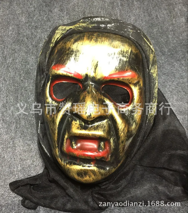 Для Хэллоуина маски в стиле ретро под серебро крик маска на Хэллоуин с весь человек смерти призрак уход за кожей лица Скелет