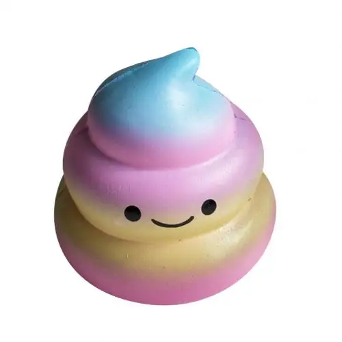 Милый Galaxy табурет Poo медленно поднимающаяся сжимающая игрушка для детей и взрослых снятие стресса игрушка для снятия стресса - Цвет: Light Blue  Pink