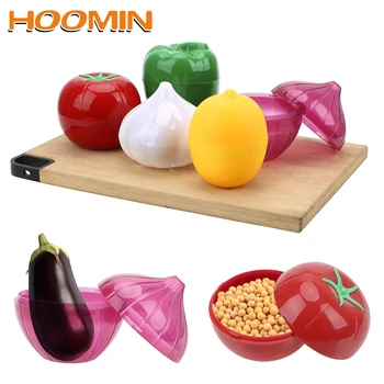 

HOOMIN Plastic Grains Sorting Container Crisper Box Vegetable Containers Storage Box Onion Garlic Tomatoes Lemon Green Pepper