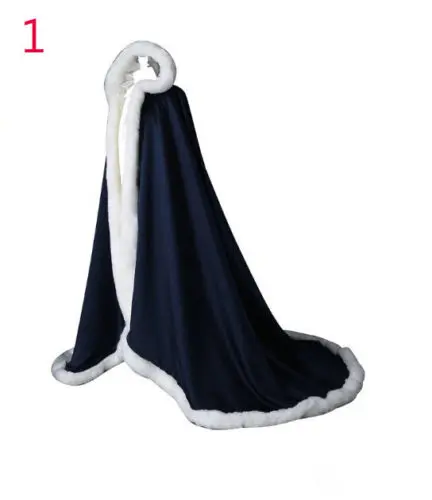 Victorian Bridal Cape Elves Cape Satin Wedding Cloak Hooded with Faux Fur Trim Christmas Handmade Medieval Cloak