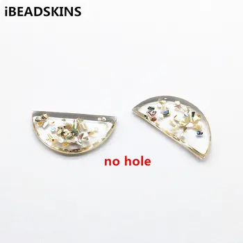 

New arrival! 36x18mm 50pcs Built-in Shell semicircle for Jewelry Findings/Earrings DIY parts,Jewelry Findings & Components