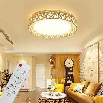 

Modern LED Ceiling Lamp Dimming Chandelier LED Light Fixture 80-240V With Remote Controller Home Living Bedroom Lighting