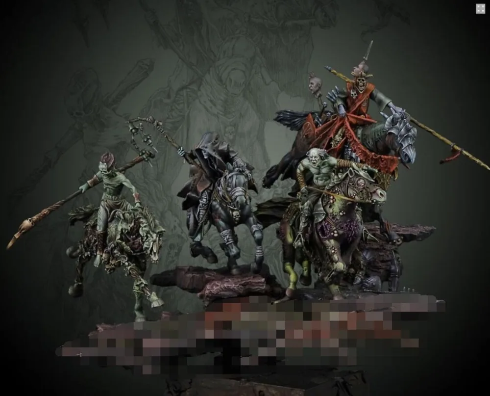 

1/32 Scale Unpainted Resin Figure Horsemen of the Apocalypse Death collection figure