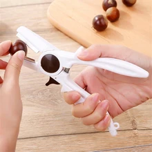 Chestnut Cracker Opener Plastic Chestnut Peeler Fruit Cutter Scissor Peeling Chestnut Cracker Chestnut Sheller Portable Kitchen 220v automatic commercial electric chestnut peeling machine water chestnut peeler peeler machine eu au uk us plug