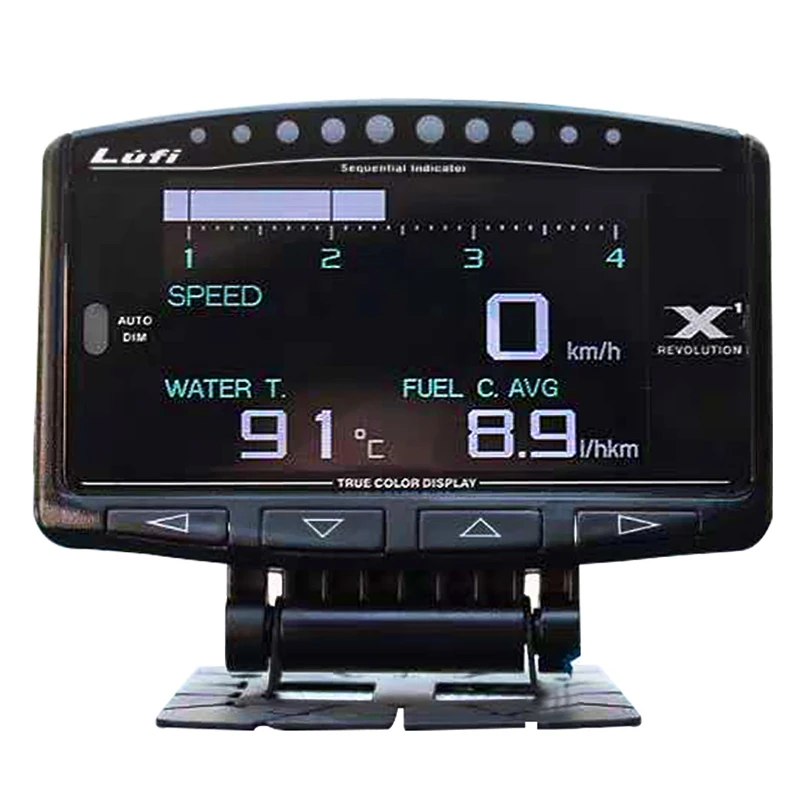 Цифровой турбо усилитель масла LUFI X1 OBD2 измеритель температуры и уровня топлива