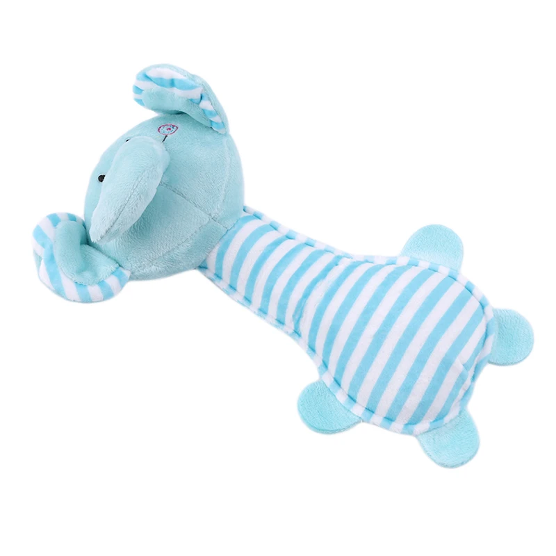 Blue Стиль красочные детские игрушки многофункциональные животные Плюшевые Ручки игрушки для малышей Детские Мультяшные погремушки милые BB палочки - Цвет: Blue