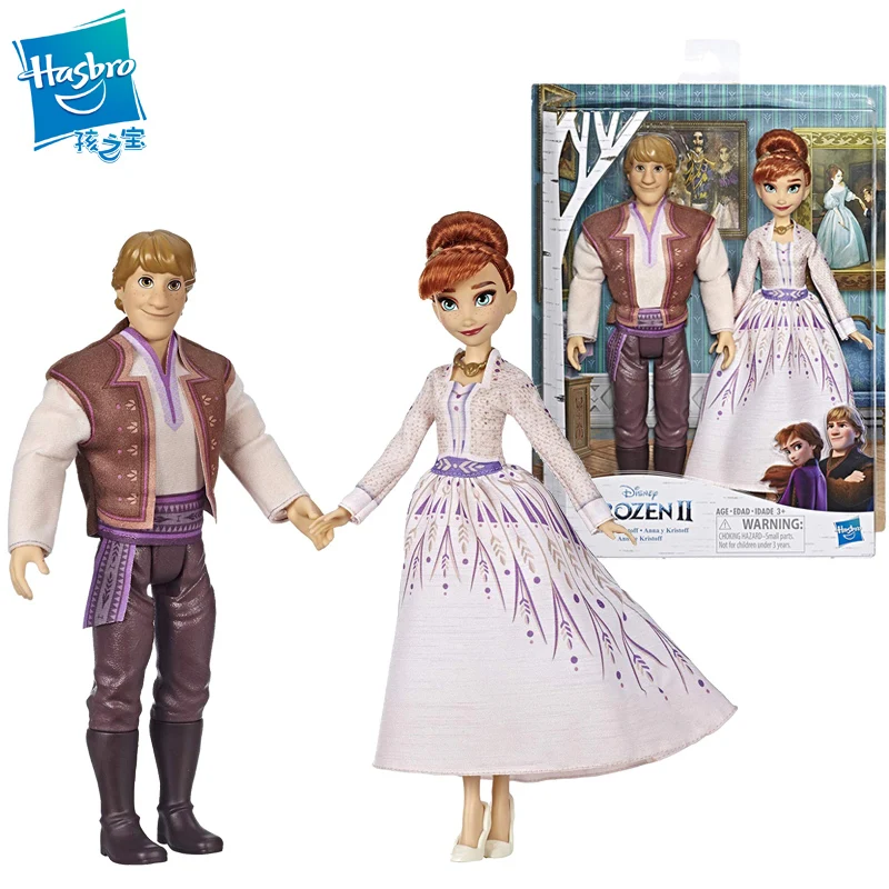 Hasbro Замороженные 2 принцессы для девочек Дисней Анна и Ганс фигурка романтическая игрушка набор для девочек подарок на день рождения игрушка