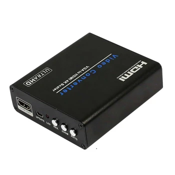 

Vga to Hdmi 4K Scaler o Vga Input to Hdmi Output 4Kx2K Analog to Digital Adapter EU Plug