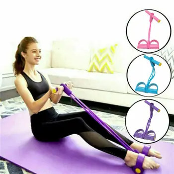 

Tension Rope Fitness Elastic Sit Up Pull Rope Abdominal Exerciser Home Gym Sport Equipment Party Supplies Multi-Function