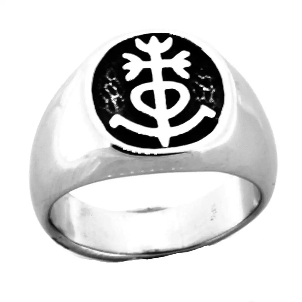 Fanssteel ювелирные изделия из нержавеющей стали цветок крест кольцо FSR11W34|band ring|ring