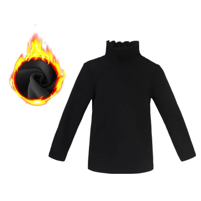 Black-top Женские танцевальные трико для девочек, спортивные костюмы, черная Толстая теплая растягивающаяся танцевальная одежда, детская одежда для спортзала - Цвет: Black-top