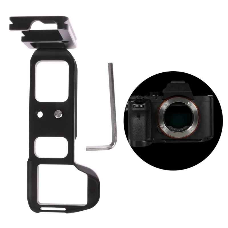 Вертикальный L Быстрый выпуск QR пластина с ручкой для sony A7II/A7m2/A7RII