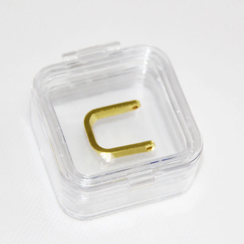 

30pcs Dental Lab Material Clear Dental Tooth Box with Film Denture Storage Box Membrane retainer case