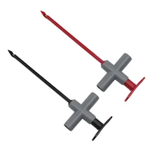 2 шт мультиметр для ремонта авто, Пробники для проколов, черные и красные, 1 Макс. 1000 В/10 А