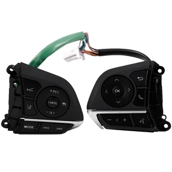 

Remote Cruise Control Button Car Steering Wheel Control Buttons with Cables for Toyota Avalon Camry RAV4 2018 2019