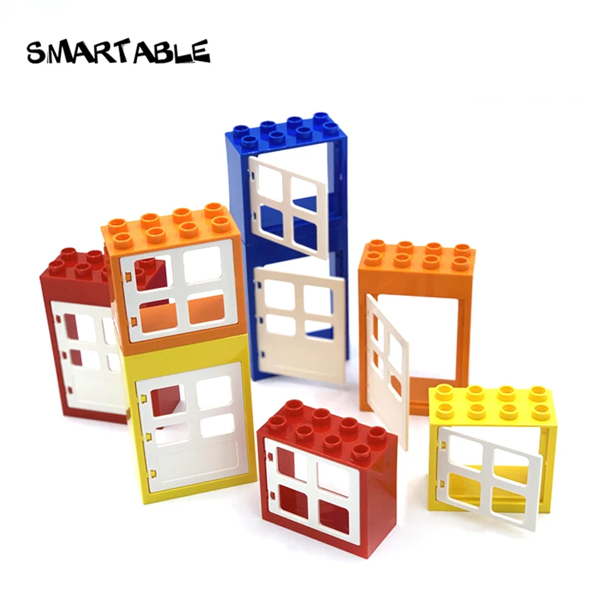 Smartable Baksteen Deuren En Ramen Bouwstenen Onderdelen Voor Huis  Compatibele Major Merk Creatief Speelgoed Voor Kinderen 10  Sets/partij|Blokken| - AliExpress