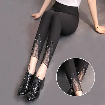 

Fashion Joggers Women Flare Pants Harajuku Pants Lace Punk Trousers Women Korean Streetwear