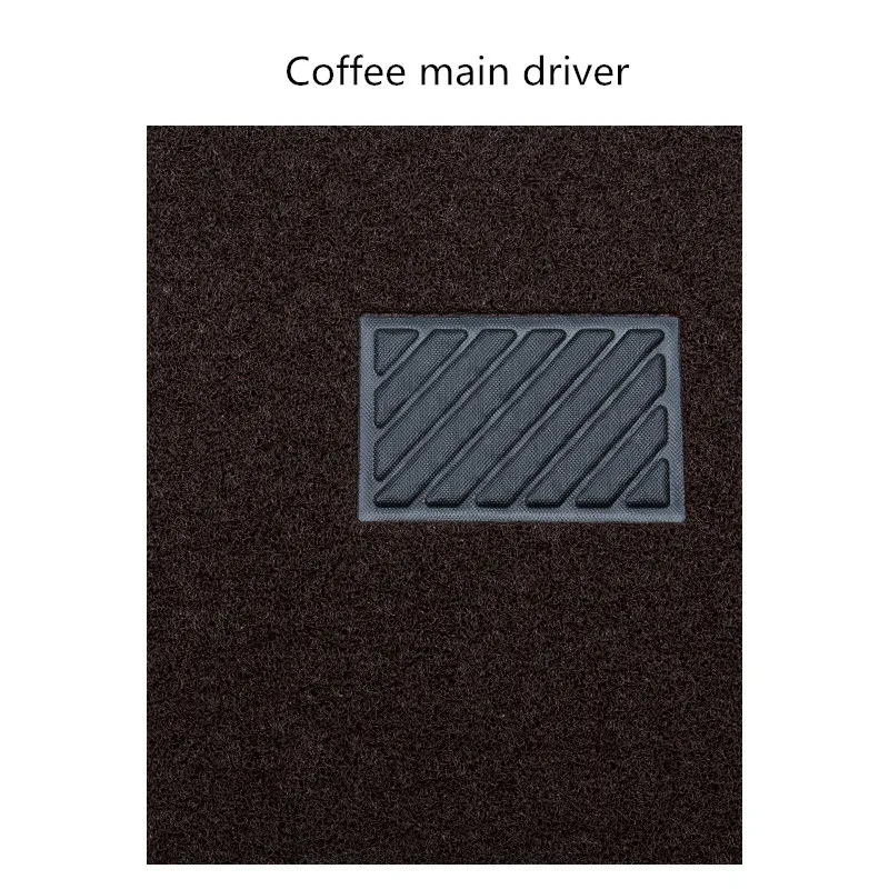 Coffee main Cutable автомобильные коврики ПВХ проволочная петля коврик для ног авто аксессуары для интерьера украшение Быстрое Высыхание Легко мыть Нескользящие - Название цвета: Coffee main