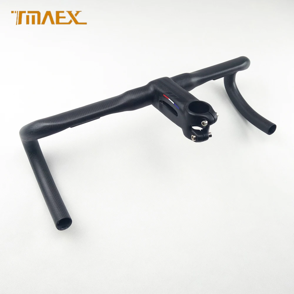 Полностью карбоновый велосипедный руль бренда TMAEX легкий интегрированный