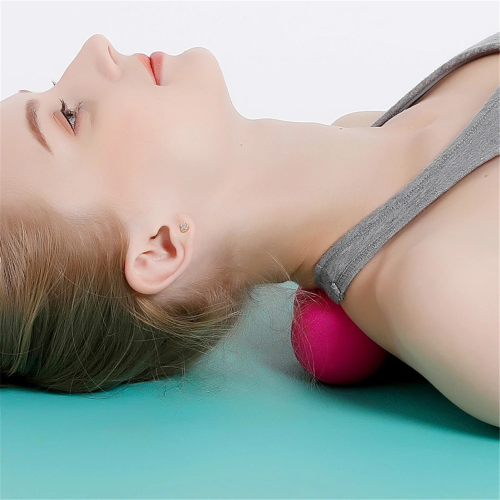 Фитнес мячик для массажа стоп-фасции мяч двойной шар арахисовый мяч инъекции глубокий мышечный расслабляющий шар палочки оборудование для йоги
