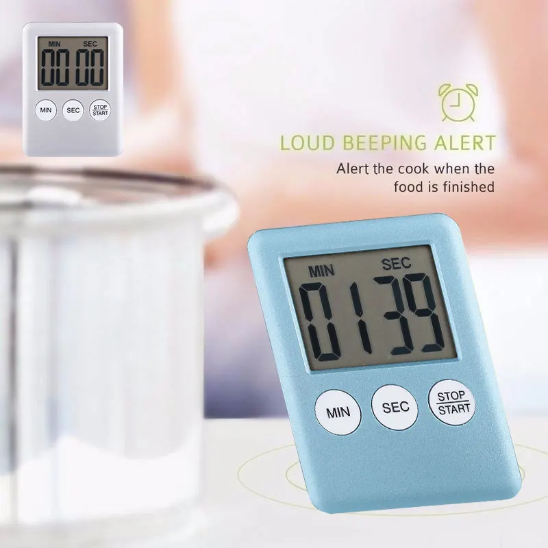 

Coutdown Alarm Clock Kitchen Electronic Timer Convenient Multifunctional LED Digital Restaurant Pizza Basketball Race