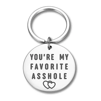 

Funny Key Chain Ring Gifts for Boyfriend Girlfriend Husband Wife Valentines Day Birthday Anniversary Couples gifts for Him Her