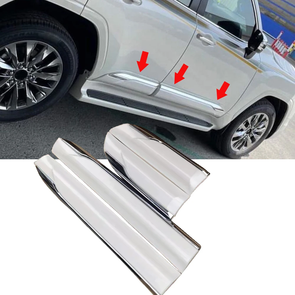 

LC300 ABS Painting Car Body Door Side Molding Trim For Toyota Land Cruiser 300 2021 2022 Accessories