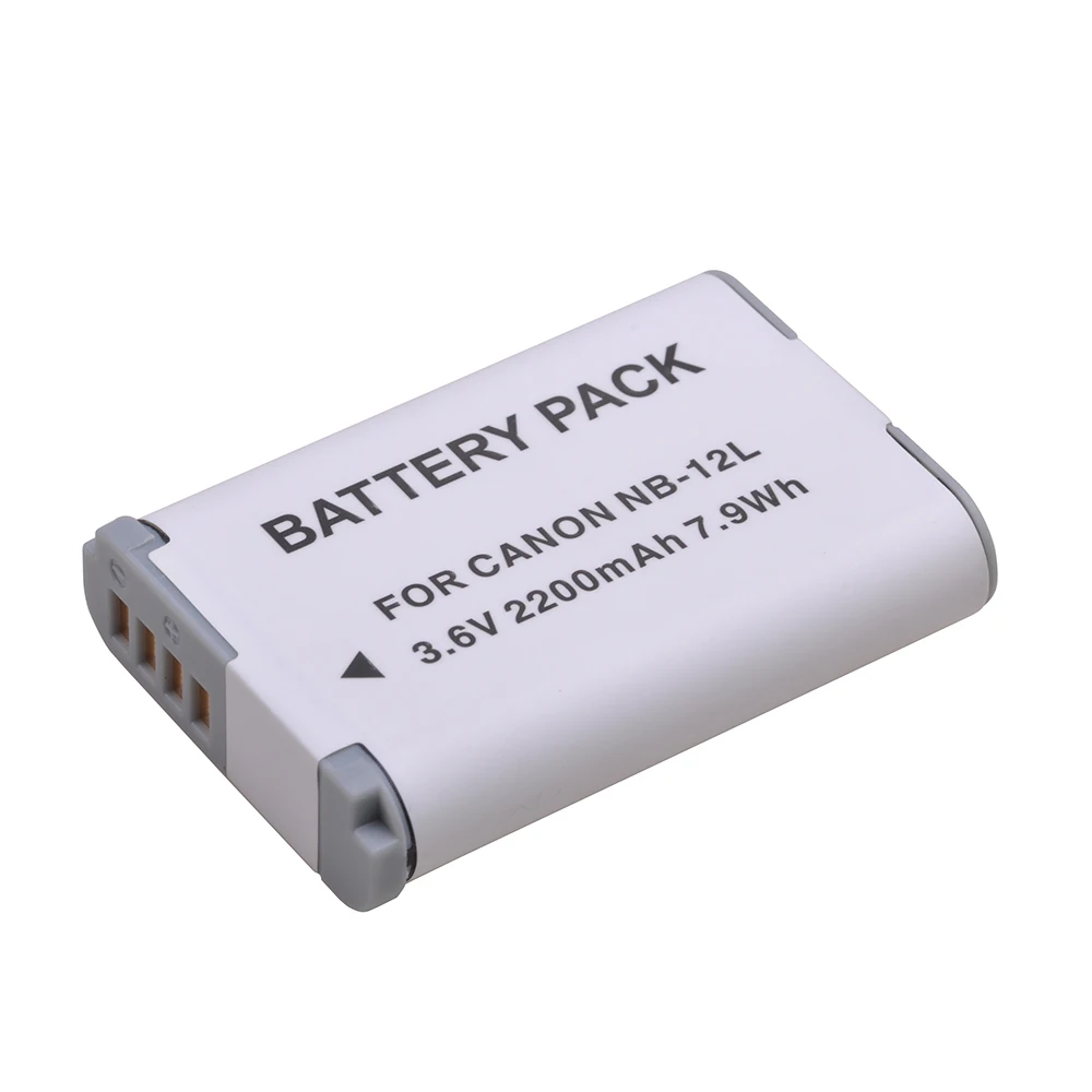 NB 12L аккумулятор 2200 мАч 3 6 В NB12L Аккумулятор для камеры Canon PowerShot G1 X Mark II G1X 2 N100 VIXIA mini