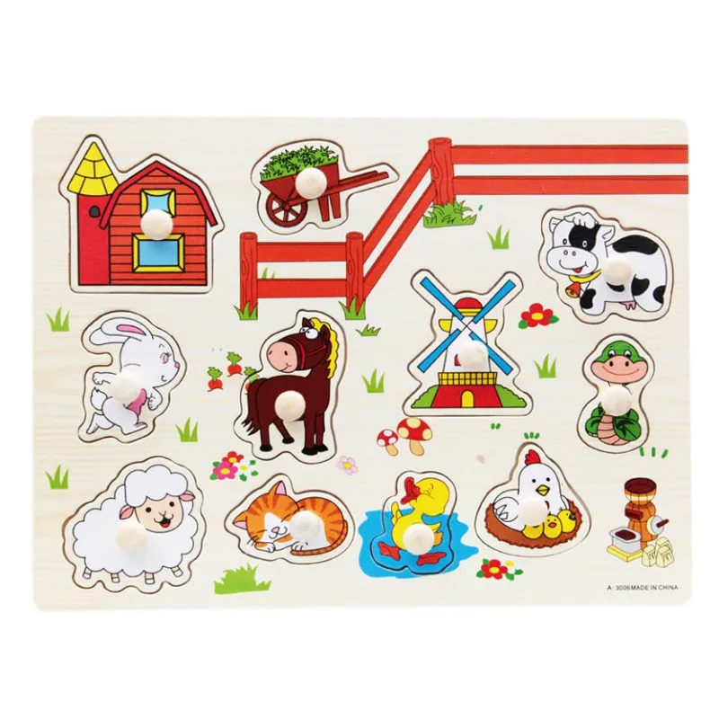 as the picture 3D деревянные пазлы, игрушки для детей, развивающие игрушки, Tangram, пазлы, Мультяшные игрушки, алфавит, животные, фрукты, буквы, рыбы, пазлы, игрушки - Цвет: as the picture