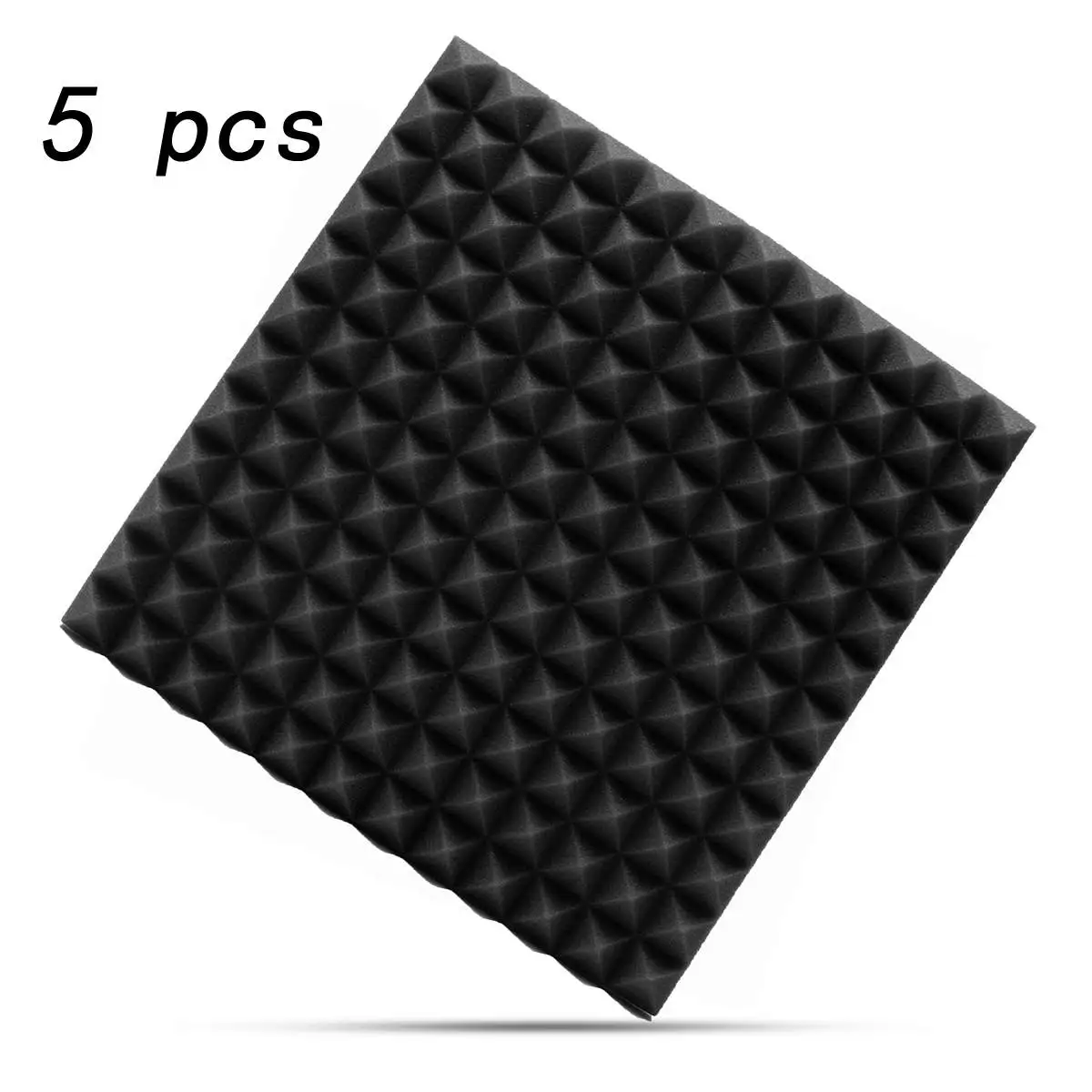 5 шт 35x35x45 см Звукоизоляционная пена акустическая пена звуколечение студия комната поглощения плитки пирамиды пены