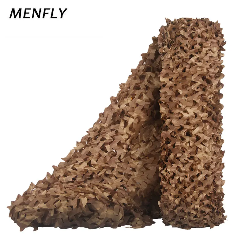 

MENFLY 1.5M Wide Desert Simple SUN-SHELTER Shading Net Desert Camouflage Walkthrough Desert Awning Outdoor Car Sunshade Tent