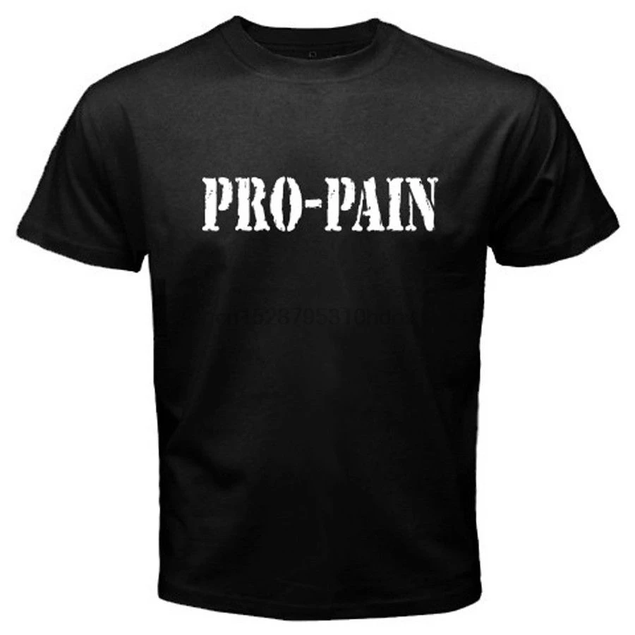 Новая мужская белая и черная футболка с логотипом PRO PAIN Hardcore Music размер S 3XL новый