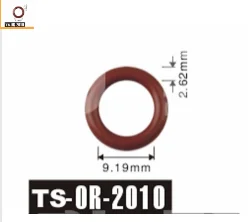 

free shipping Tenso 9.19x2.62 mm For car fuel injector repair kit Viton O'Rings ORings O Rings O-Rings TS2010