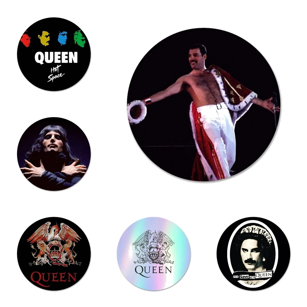 Freddie Mercury Fridge Magnet 3" x 2" Queen 