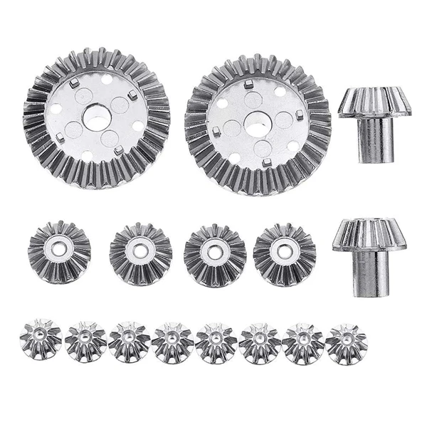 

16PCS Upgrade Metal Gear for Wltoys 144001 12428 12423 Rc Car Parts
