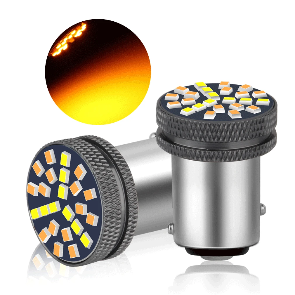 1 Pz Doppio Colore T20 Lampadina A Led 7443 W21/5W 1157 Bay15D P21/5W Led Indicatori Di Direzione Luci Di Retromarcia Per Auto Luci Di Retromarcia Par