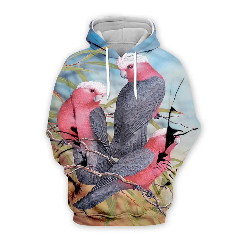 just picture Tessffel Animal Parrot Art colorful Unisex Tracksuit casual new fashion MenWomen 3D Print Sweatshirts/Hoodie/Jacket s-20 - Цвет: just picture