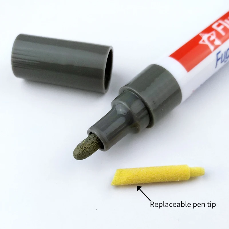 Tile Floor Cleaner Gap Repair Pen Wall Grout Filling Refresher Mark Odorless Non-toxic Mildew Proof Color White Household Ggods