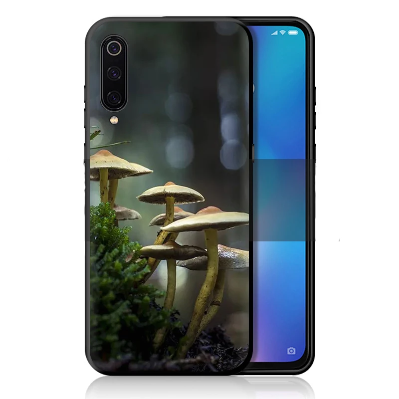 EWAU гриб силиконовый чехол для телефона для Xiaomi 5X6 6X8 9 SE A1 A2 Lite Max 3 F1 9T A3 Pro CC9 CC9e 9 Pro Note 10 - Цвет: B8