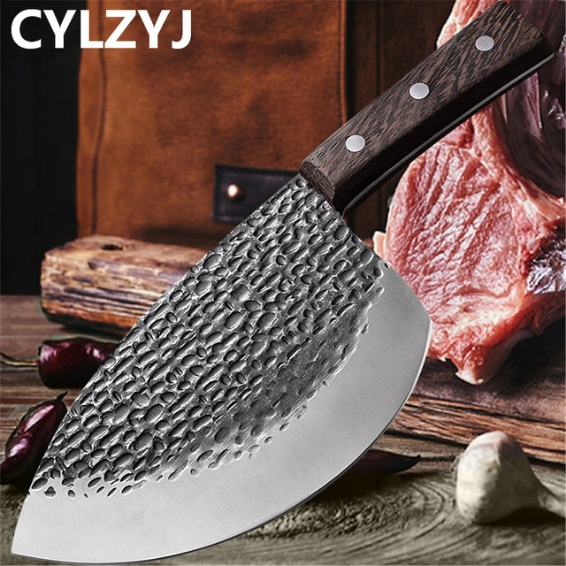 Traditional Handmade Kitchen Fish Knives Sharp Chinese Cleaver Meat Boning  Knife Slicing Cutter Chef Cooking Tools - AliExpress