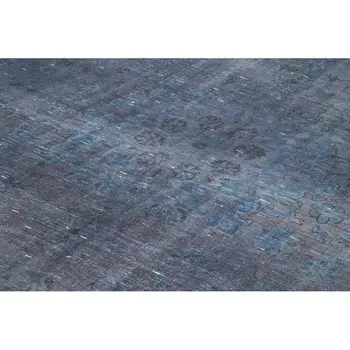 

288x455 Cm Grey Handmade Overdyed Large Area Rug-9x15 Ft