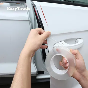 

Car Body Guard Bumper Rubber Door Sill Protector Nano Sticker For Skoda Kodiaq 2017 2018 2019 Accessories Car Accessories