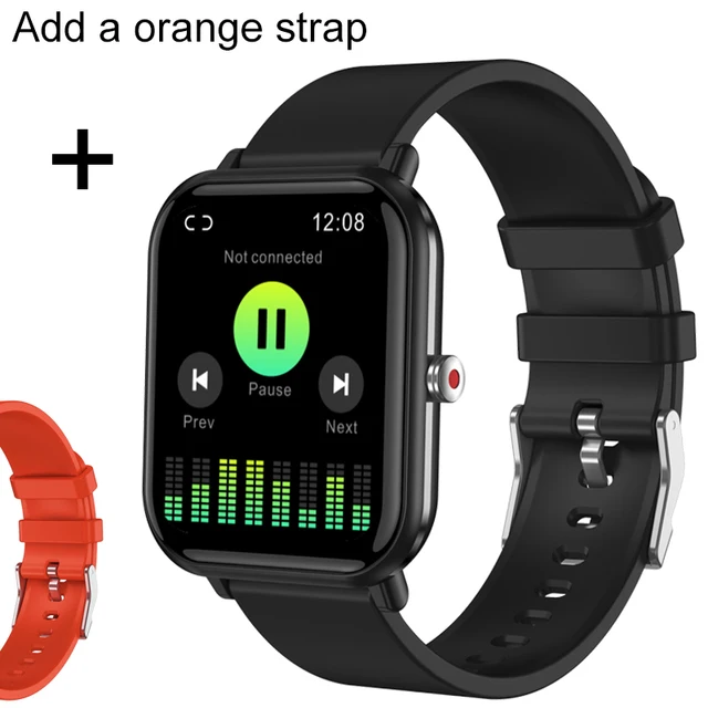 2021 Newest Smartwatch Body Temperature Detection Fitness Tracker Watches Bluetooth Weather Forecast IP68 Waterproof Smart Watch 