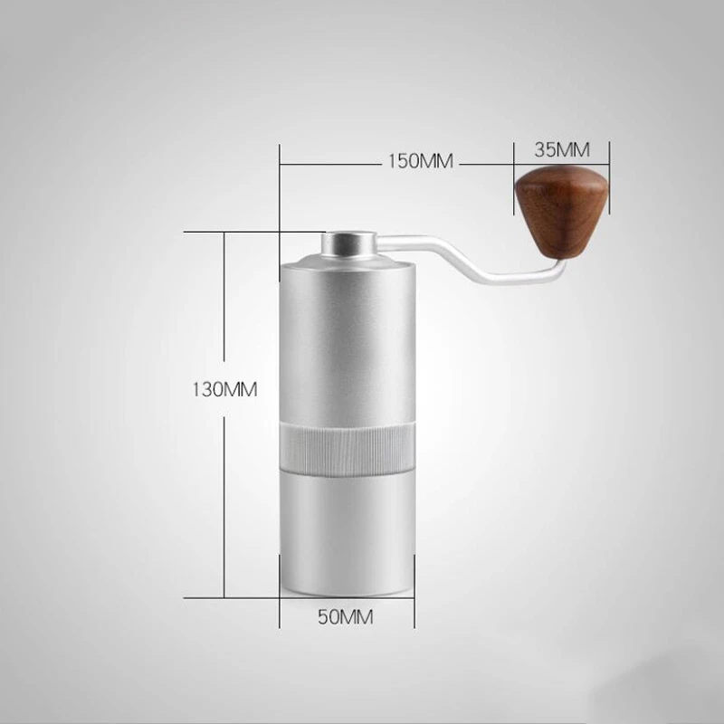 NEW-Manual Coffee Grinder,Portable Hand Crank Coffee Bean Mill 15G